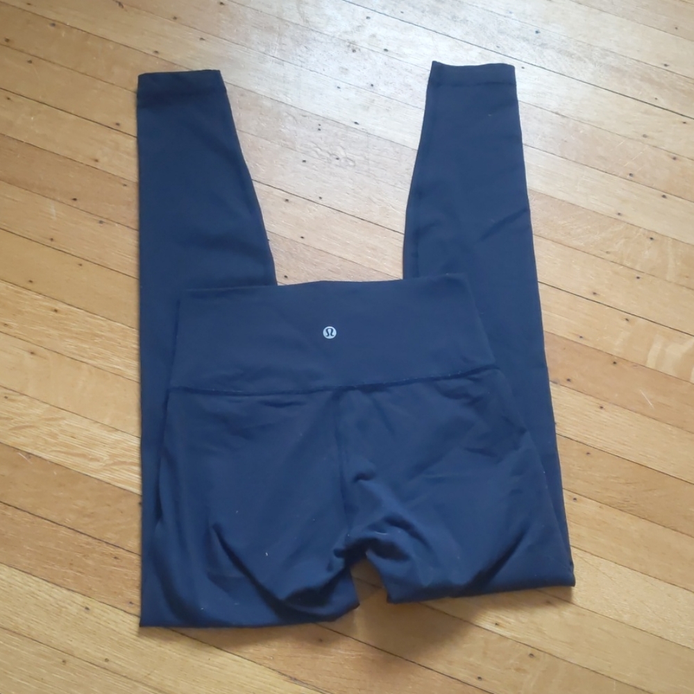 Lululemon Winder Under Navy Leggings